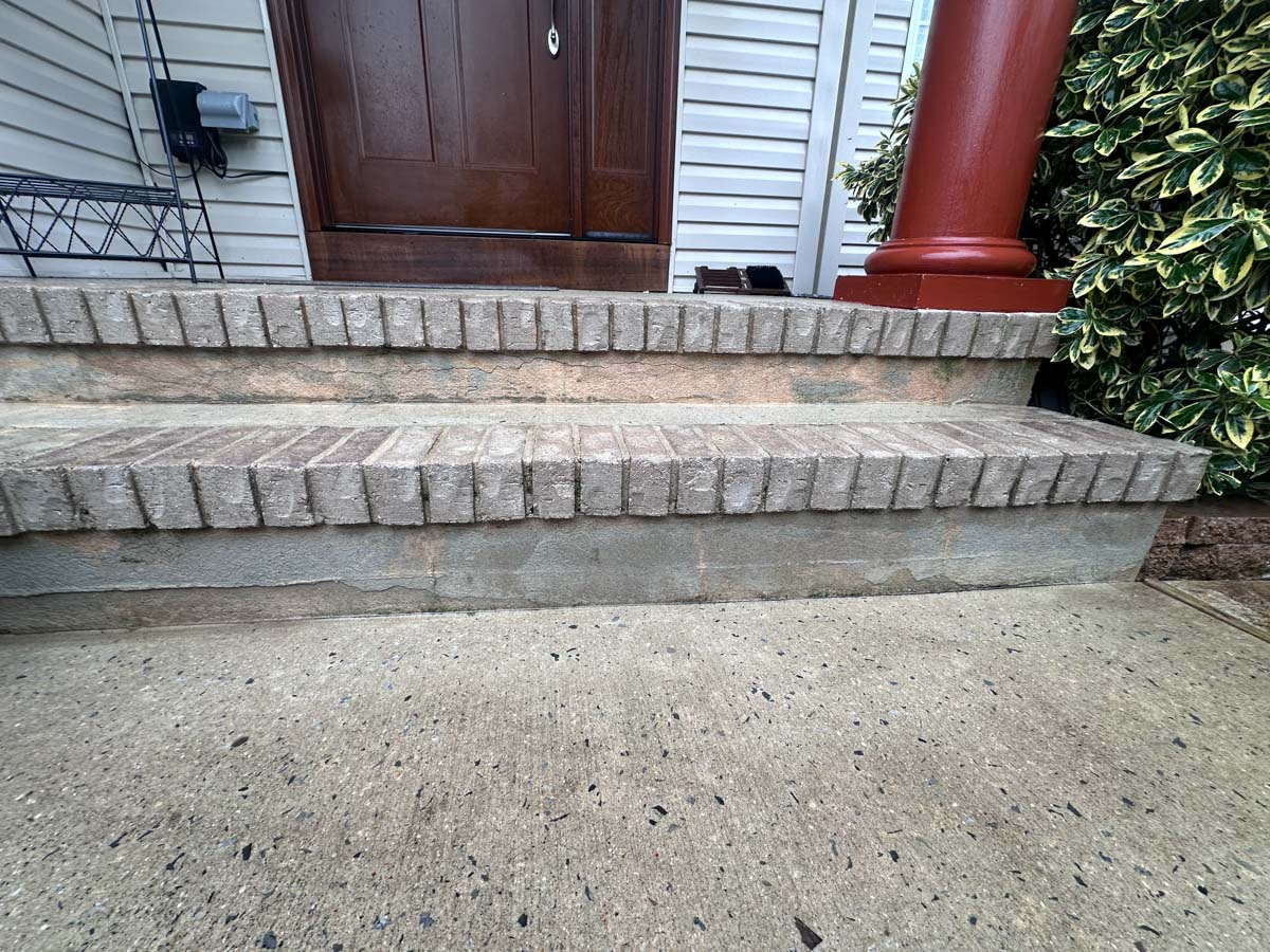 before and after pressure washing NJ