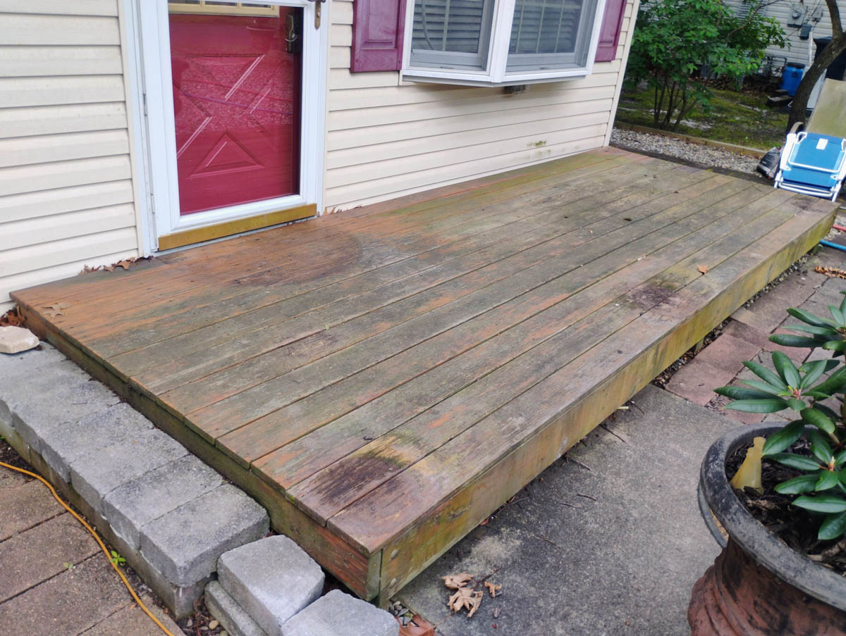 deck cleaning services before